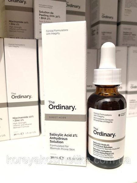 Безводна сироватка The Ordinary Salicylic Acid 2% Anhydrous Solution 1572689158 фото