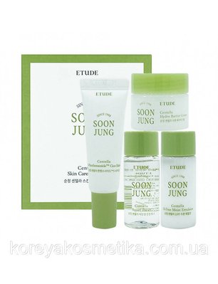 Набір з центеллой для чутливої шкіри ETUDE HOUSE Soonjung Centella Skin Care Trial Kit 1395926899 фото