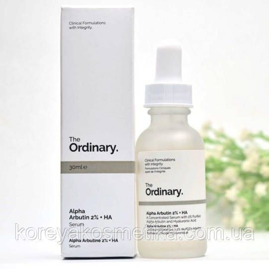 The Ordinary Alpha Arbutin 2% + HA сироватка для освітлення пігментних плям 1338625790 фото