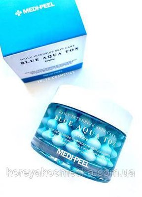 Medi Peel Blue Aqua Tox Cream. Капсульный крем для интенсивного увлажнения кожи 50 мл, 1258403317 фото
