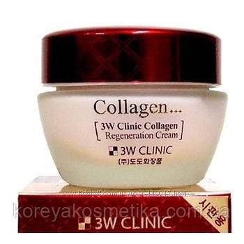 Крем для обличчя з колагеном 3W Clinic Collagen Regeneration Cream 1095738239 фото
