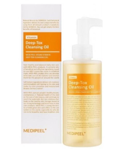 Вітамінна очисна гідрофільна олія Medi-Peel Vegan Vitamin Deep Tox Cleansing Oil 200 ml 000808 фото