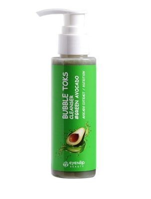 Пінка для вмивання з екстрактом авокадо Eyenlip Green Avocado Bubble Toks Cleanser 100 мл 174240268046 фото