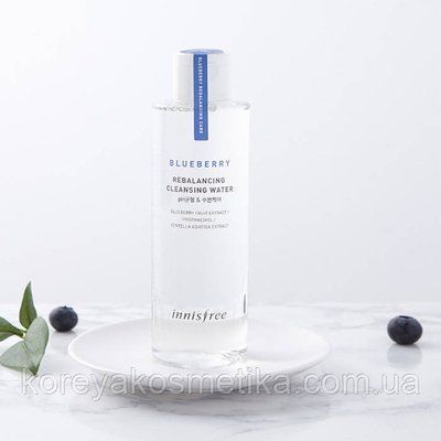 Очищающая вода Innisfree Blueberry Rebalancing Cleansing Water 200 мл 1581324396 фото