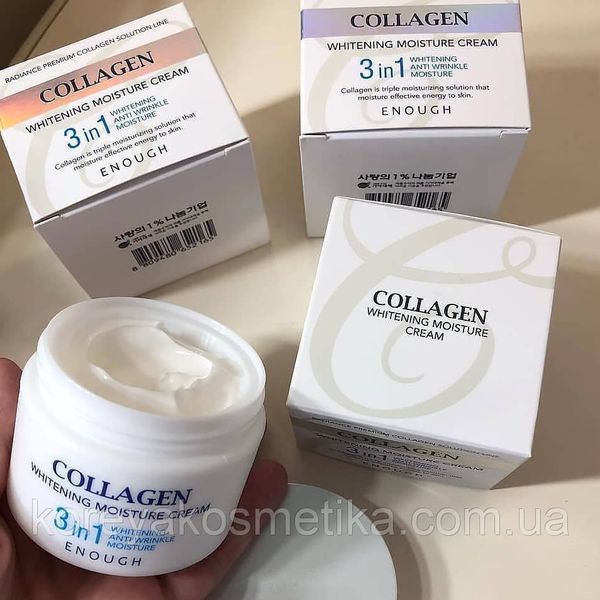 Освітлюючий зволожуючий крем з колагеном Enough Collagen Whitening Moisture Cream 1185563578 фото
