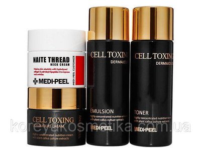 Medi Peel Cell Toxing Dermajours Trial Kit. Набір омолоджуючих мініатюр для обличчя та шиї 1343964998 фото