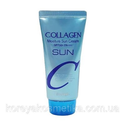Сонцезахисний зволожуючий крем з колагеном Enough Collagen Moisture Sun Cream SPF 50+ PA+++ 1141014623 фото