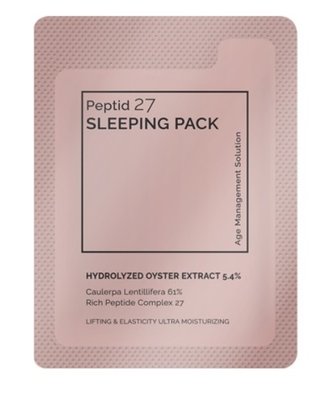 Антивозрастная ночная маска с комплексом из 27 пептидов Peptid 27 Sleeping Pack 174240268201 фото