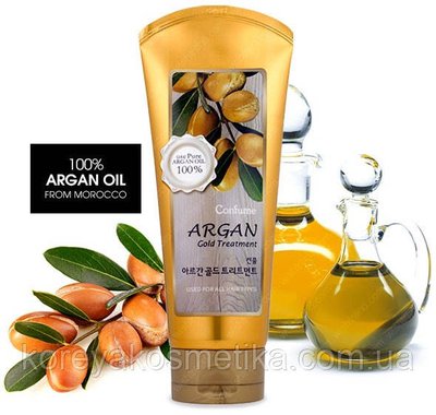 Маска для волос с аргановым маслом WELCOS Confume Argan Gold Treatment, 1095738332 фото