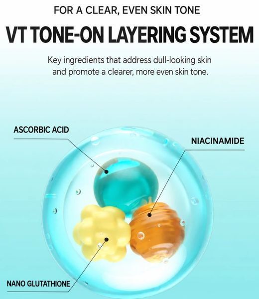 Гель для вмивання&nbsp; для сяйва шкір VT PDRN Tone On Gel Cleanser, 100 мл 0003029 фото