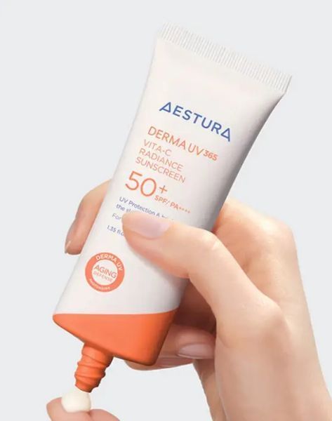 Освітлювальний сонцезахисний крем з вітаміном C AESTURA Derma UV365 Vita-C Radiance Sunscreen SPF50+ 0002072 фото