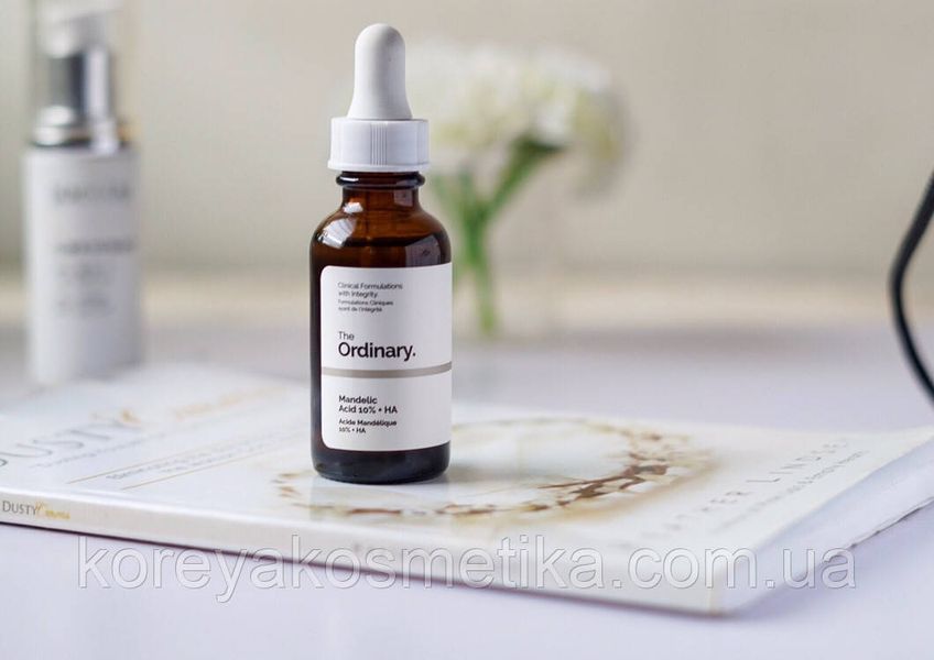 Сироватка з мигдальною і гіалуронової кислотою The Ordinary Mandelic Acid 10% + HA 30 мл 1586162065 фото
