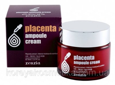Крем з плацентою Placenta Ampoule Cream. 1095738337 фото