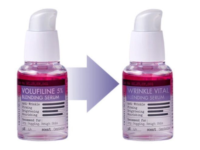 Антивікова двофазна сироватка з вольтифіком DERMA FACTORY Volufiline 5% Blending Serum, 30 ml 000905 фото