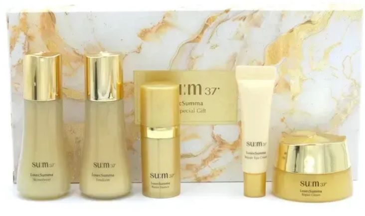 Набор антивозрастных питательных миниатюр Su:m37 Losec summa Elixir Gift Set 5 Items 1671291653 фото
