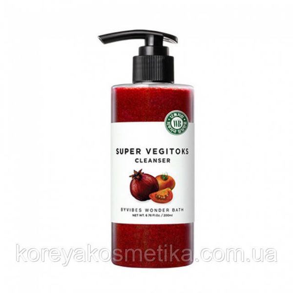 Кислородная детокс-пенка для очищения кожи лица Wonder Bath Super Vegitoks Cleanser Red 1095739421 фото