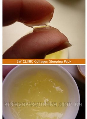 Маска для лица 3W CLINIC Collagen Sleeping Pack 1095738253 фото