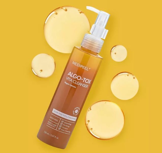 Гель для глибокого очищення шкіри Medi-Peel Algo-Tox Vita Cleanser Vegan Lemon 00314 фото