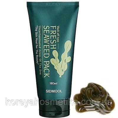 Маска для лица с водорослями и морским коллагеном SIDMOOL Fresh Seaweed Pack 80ml 1108922718 фото