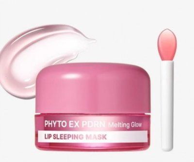 Нічна маска для губ з PDRN, екзосомами та пептидами Medi-Peel Phyto EX PDRN Melting Glow Lip Sleeping Mask, 11g + пензлик для губ 0002077 фото