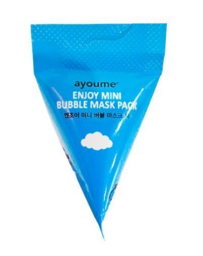 Пузырьковая очищающая маска в пирамидках Enjoy Mini Bubble Mask Pack Ayoume 1742402682098 фото