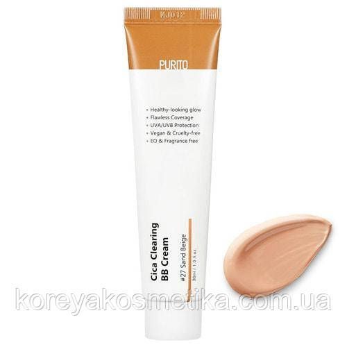 ВВ крем с экстрактом центеллы PURITO Cica Clearing BB Cream 21тон 1833863885 фото