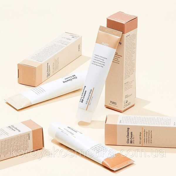 ВВ крем с экстрактом центеллы PURITO Cica Clearing BB Cream 21тон 1833863885 фото