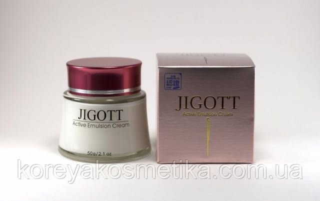 Крем відбілюючий живильний Jigott Active Emulsion Cream 1095739426 фото