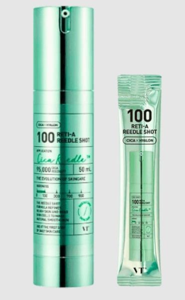 Бустер-сироватка з мікроіглами та ретинолом VT Cosmetics Reti-A Reedle Shot 100 000577 фото Бустер-сироватка з мікроіглами та ретинолом VT Cosmetics Reti-A Reedle Shot 100 000577 фото