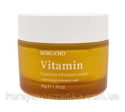 Крем для обличчя з вітамінним екстрактом Bergamo Vitamin Essential Intensive Cream  1756582665 фото