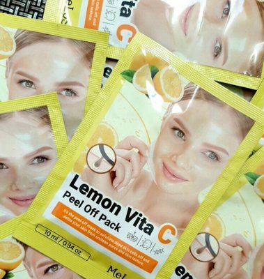 Dr. Meloso Lemon Vita C Peel Off Pack маска плівка з екстрактом лимона Корея 174240268333 фото