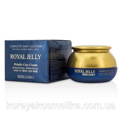 Крем с маточкиным молочком Bergamo Royal Jelly Wrinkle Care Cream 1095739205 фото