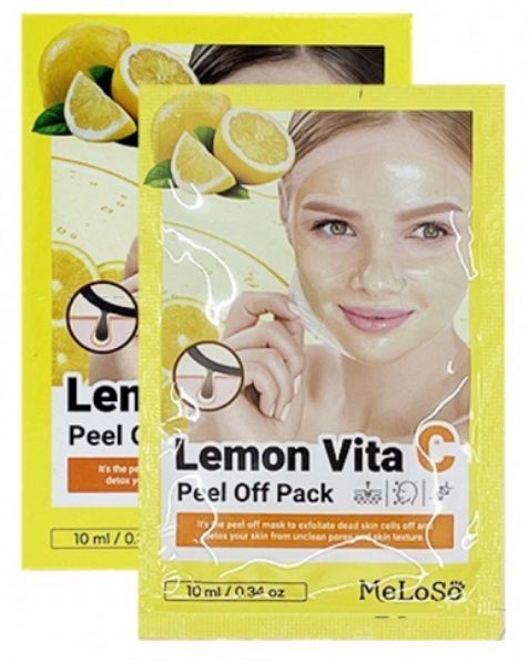 Dr. Meloso Lemon Vita С Peel Off Pack маска пленка с экстрактом лимона Корея 174240268333 фото