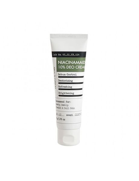 Крем-дезодорант с ниацинамидом &nbsp;Derma Factory Niacinamide 10% Deo Cream &nbsp; 000581 фото