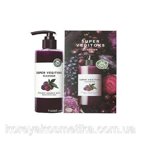 Wonder Bath Детокс-пінка для вмивання Super Vegitoks Cleaner Purple 1095739335 фото