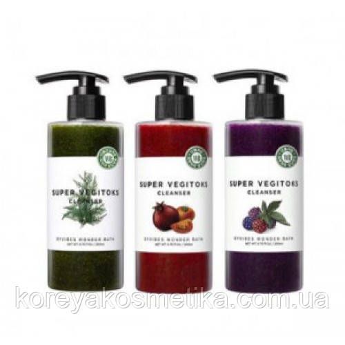 Wonder Bath Детокс-пінка для вмивання Super Vegitoks Cleaner Purple 1095739335 фото
