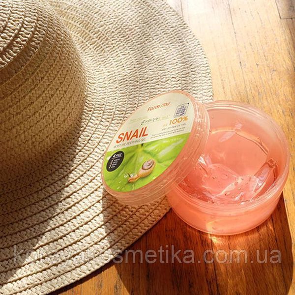 FarmStay Moisture Soothing Gel Snail. Многофункциональный смягчающий гель с экстрактом слизи улитки 1472088205 фото