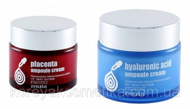 Гилауроновый крем Zenzia Hyaluronic Acid Ampoule Cream 1095738355 фото