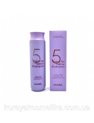 Masil 5 Salon No Yellow 300ml Shampoo шампунь для світлого волосся 1430057017 фото