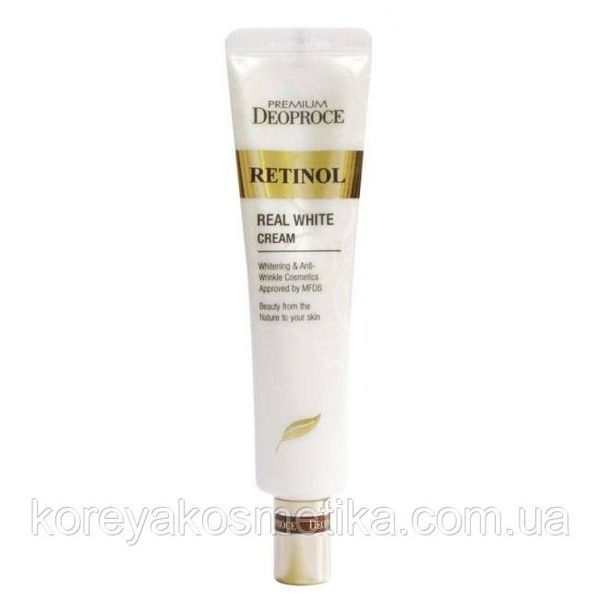 Відновлюючий відбілюючий крем з ретинолом DEOPROCE Premium Retinol Real White Cream. 1113875094 фото