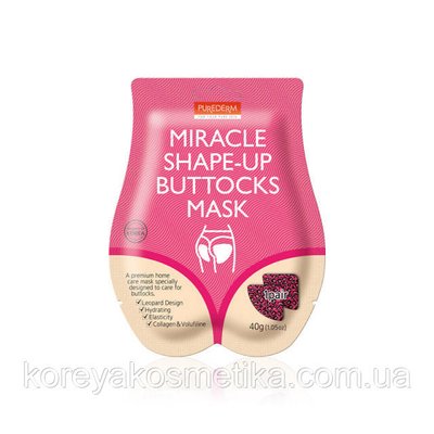 Маска для упругости кожи PUREDERM Miracle Shape-Up Buttocks Mask 1095739446 фото