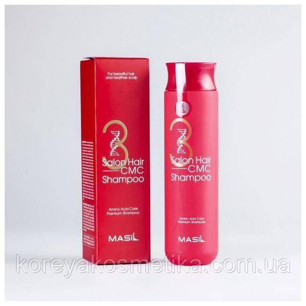 Masil 3 Salon Hair CMC Shampoo 300ml Восстанавливающий шампунь с аминокислотами 1178017014 фото