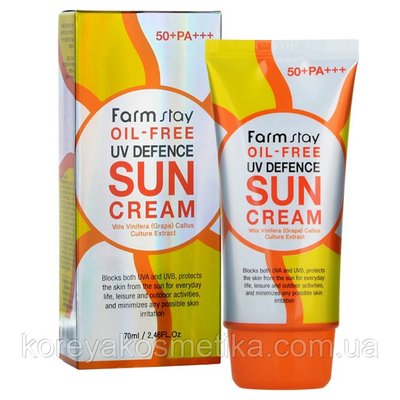 Сонцезахисний крем Farmstay oil-free uv defence sun cream spf50+ pa+++ 1095738369 фото