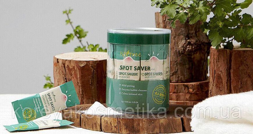 Энзимная пудра с полынью Isntree Spot Saver Mugwort Powder Wash 1539778092 фото