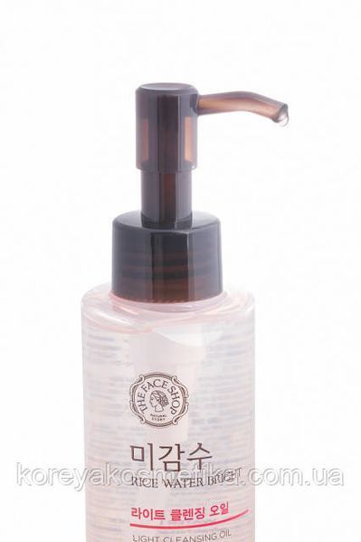 Гідрофільна олія The Face Shop Rice Water Bright Cleansing Light Oil 1095739235 фото