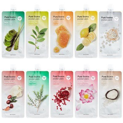 Омолаживающие капсульные ночные маски Missha Pure Source Pocket Pack 000501 фото