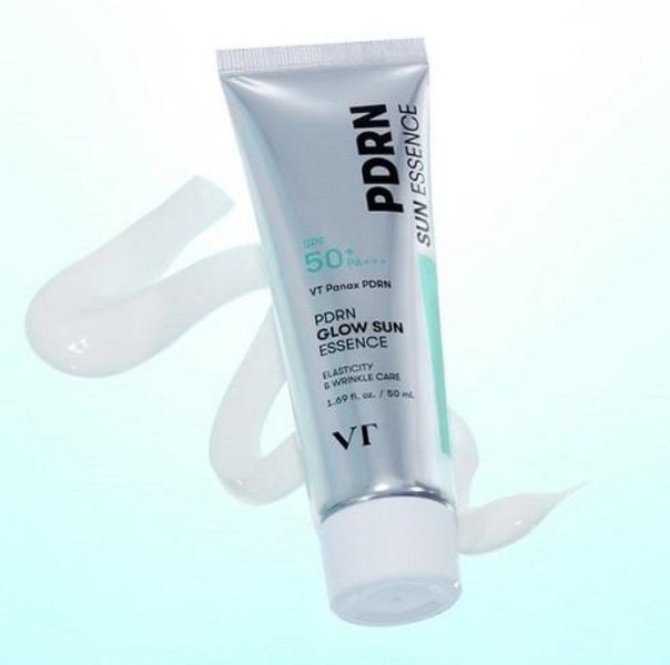 Сонцезахисна есенція нового покоління з PDRN VT PDRN Glow Sun Essence SPF50+ PA+++ 0002042 фото