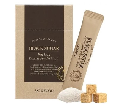 Ензимна пудра SKINFOOD Black Sugar Perfect Enzyme Powder Wash для делікатного очищення 1742402680006 фото
