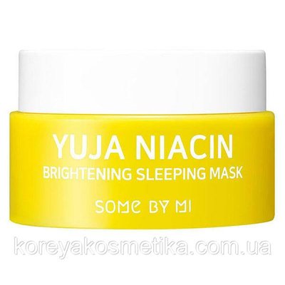 Нічна маска з екстрактом юдзу BY SOME MI Yuja Niacin Brightening Sleeping Mask 15г 1181644890 фото