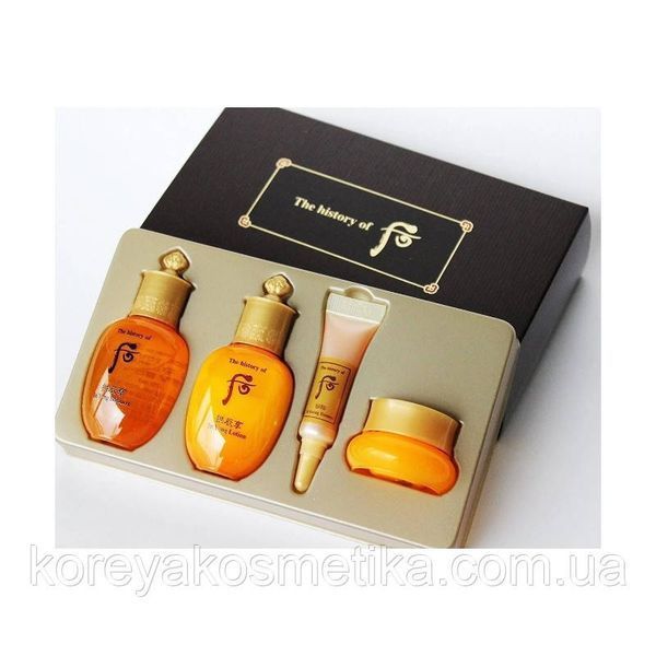 Набор миниатюр антивозрастной серии The History Of Whoo Gongjinhyang 4Pcs Special Gift Kit 1317354692 фото